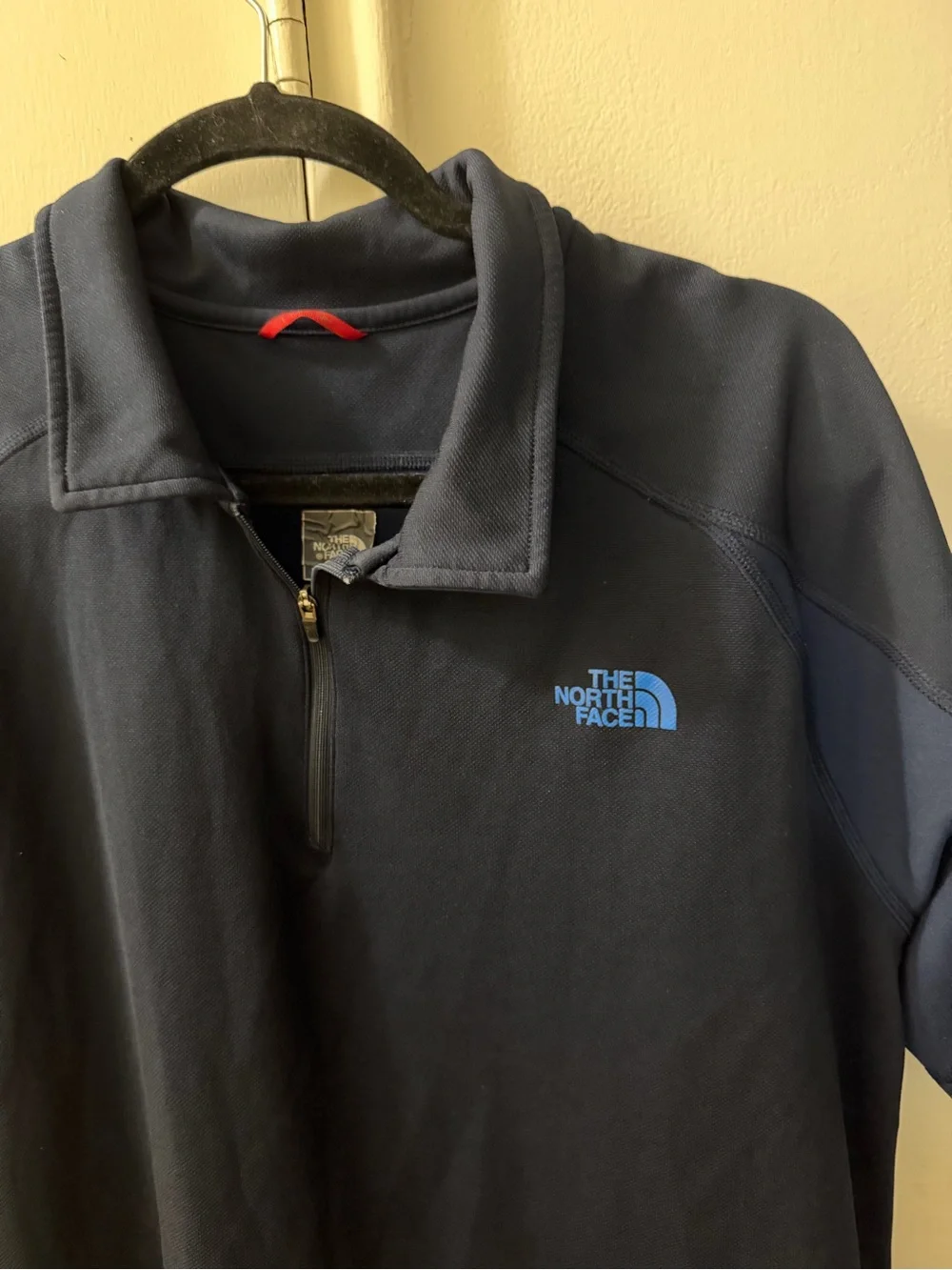 The North Face Men's Short-Sleeve Half-Zip Polo - Navy Large